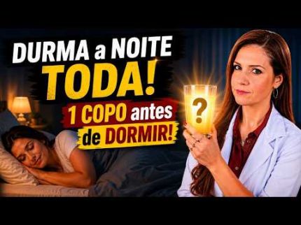 ACORDA de Madrugada TODAS as Noites? Tome 1 Copo DISSO Antes de Dormir (A Explicação Científica)