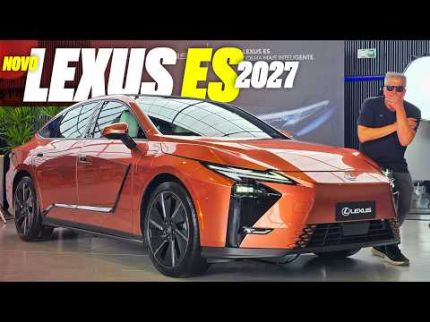 Novo Lexus ES 2027 - MAIS BARATO QUE BMW SÉRIE 3, SEDÃ VOLTA AO BRASIL COMO HÍBRIDO E ATÉ ELÉTRICO!