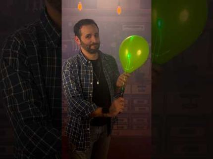 Por que o LASER VERDE não estoura o BALÃO VERDE?
