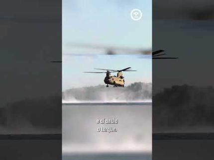 Um gigante que impressiona de perto! O lendário CH-47 Chinook