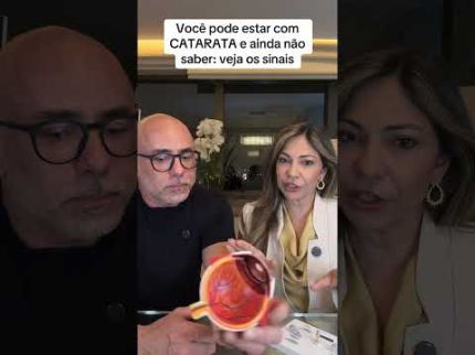 Sua visão está assim? Pode ser CATARATA!