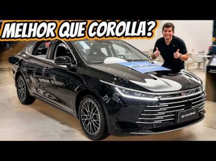 BYD King GS 2027 - Sedan econômico e espaçoso