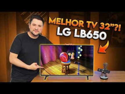 Melhor TV 32 polegadas de 2026? Testei a LG LB650