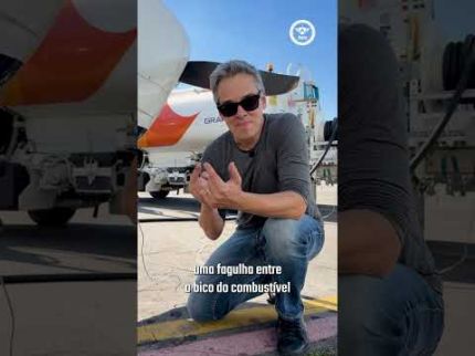 Por que se conecta essa fio na hora de abastecer um avião?