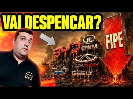 FUTURO SOMBRIO! FIPE DE BYD, GWM E CHERY USADO vai DERRETER? NINGUÉM MAIS vai QUERER?