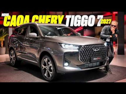 Novo Caoa-Chery Tiggo 7 2027 - POR R$ 139.990, NA VERSÃO SPORT! O PRO SAI POR R$ 169.990! VEJA TUDO!