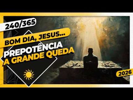 PREPOTÊNCIA: A GRANDE QUEDA - Bom dia, Jesus! 240/365 (2026)