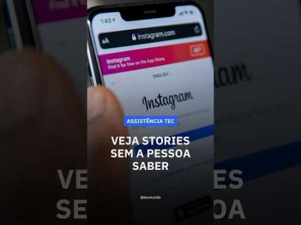 Como ver Stories do Instagram sem a pessoa saber #AssistênciaTec #instagram
