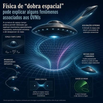 Física de “dobra espacial” pode explicar alguns fenômenos associados aos OVNIs - OVNI Hoje!