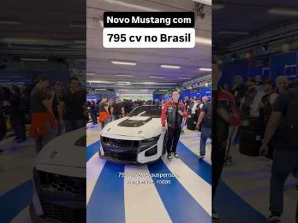 Novo Mustang com 795 cv no Brasil