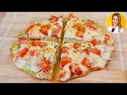 Pizza de Frigideira LOW CARB e ZERO GLÚTEN em MINUTOS! Super SAUDÁVEL, Fácil e Deliciosa