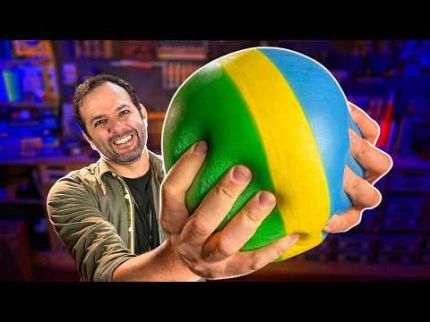 FIZEMOS a BOLA PERFEITA de SQUISHY com 4Kg!