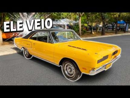 Olha de onde ele veio com esse Dodge Charger!!! Raridade hein...