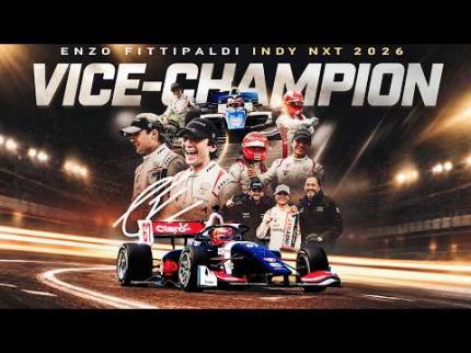Vice-campeão da INDY NXT em 2026 com MAIS vitórias no ano!