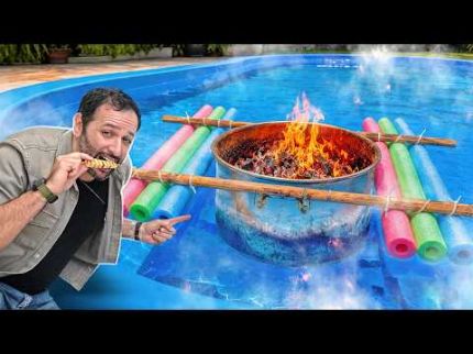CHURRASQUEIRA pode ESQUENTAR uma PISCINA? Nós Testamos!