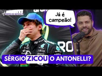 ANTONELLI JÁ GANHOU? O SÉRGIO ACHA QUE SIM!