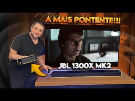 JBL 1300X MK2 - A soundbar com MAIS GRAVES que eu já testei!