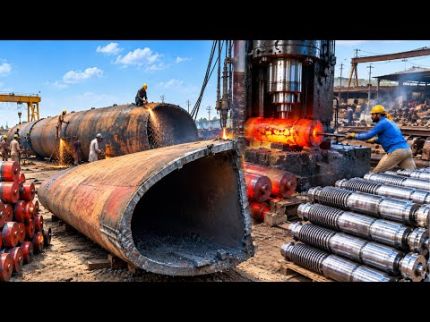 Amazing Ship Scrap Recycling in Pakistan | Turning Old Ship Parts into Powerful Truck Components