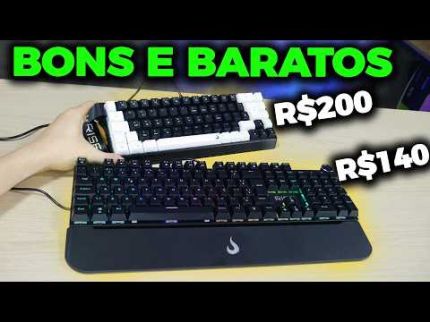 TECLADOS MECÂNICOS RISE MODE BARATOS! VALEM A PENA?