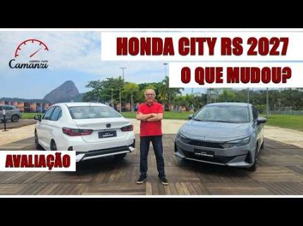 NOVO HONDA CITY 2027: o que mudou? Versão RS, preços e novidades