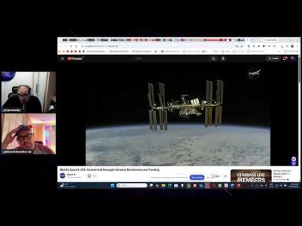 CHEGADA DA MISSÃO DE CARGA CRS-35 - CARGO DRAGON NA ISS