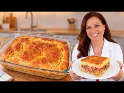 Torta Rápida CHEIA DE PROTEÍNA, CÁLCIO E FIBRAS (Sem Glúten!)