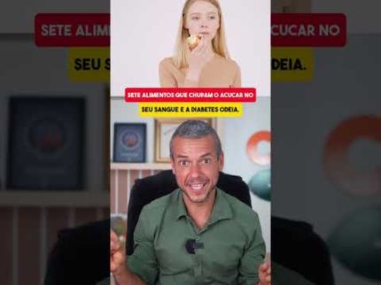 Sete alimentos que chupam o açúcar do seu sangue e a diabetes odeia