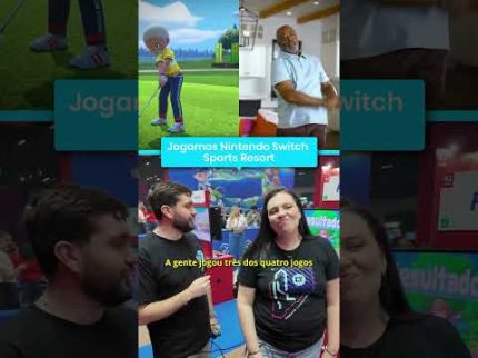 O CTUP JOGOU O NOVO NINTENDO RESORTS #shorts