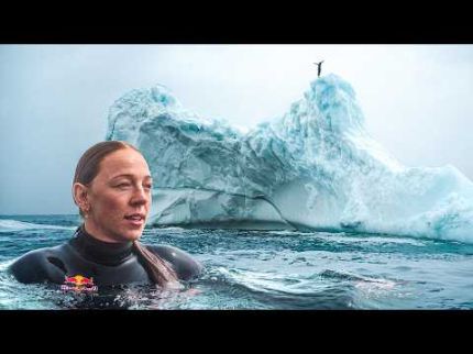 Backflip Off A Giant Iceberg (arctic cliff dive)