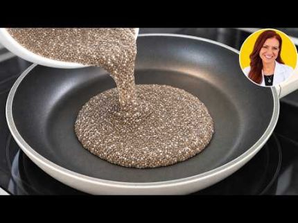 Melhor que Pão! Misture Chia com Água - Rápido e Low Carb (Muitas Fibras e Proteínas)