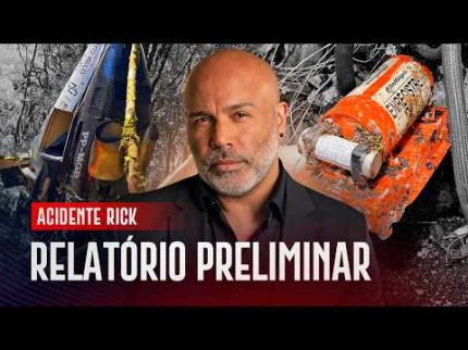 O relatório preliminar do acidente do cantor Rick